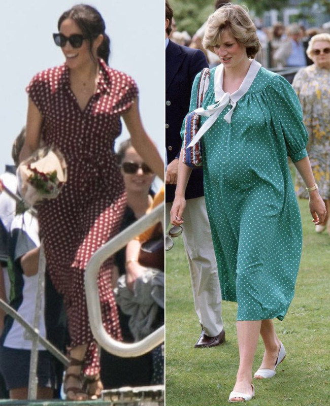 Nhiều lần nhái phong cách mang bầu của Công nương Diana quá cố, Meghan vẫn bị chê tơi tả đến muối mặt vì thiếu sáng tạo và không cùng đẳng cấp - Ảnh 4. Nhiều lần nhái phong cách mang bầu của Công nương Diana quá cố, Meghan vẫn bị chê tơi tả đến muối mặt vì thiếu sáng tạo và không cùng đẳng cấp - Ảnh 4.