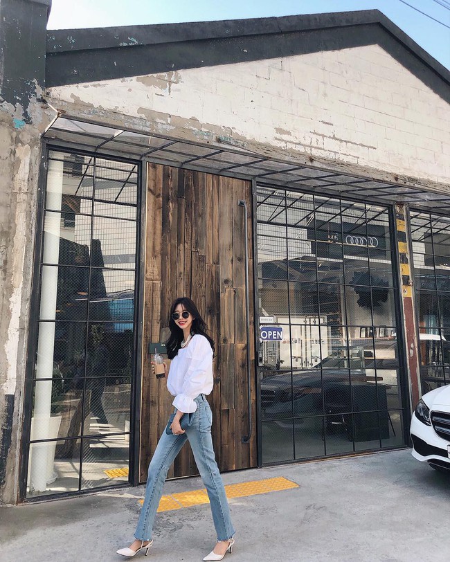 Lên đồ chuẩn như công sở Hàn với 15 gợi ý từ street style tuần này - Ảnh 12. Lên đồ chuẩn như công sở Hàn với 15 gợi ý từ street style tuần này - Ảnh 12.