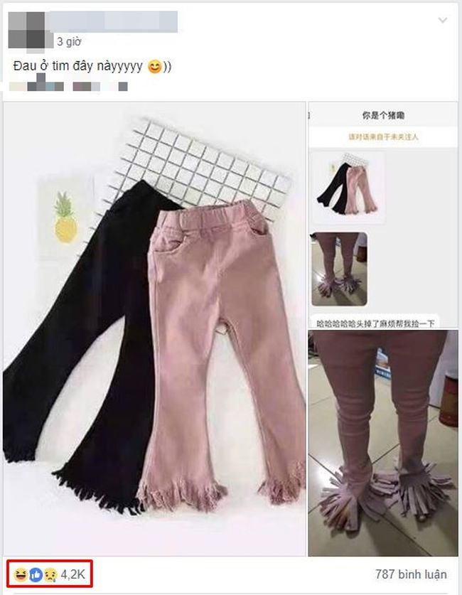 Mua online quần tua rua sành điệu, cô nàng khiến dân mạng cười bò vì bỗng hóa thân thành... cây lau nhà di động - Ảnh 2. Mua online quần tua rua sành điệu, cô nàng khiến dân mạng cười bò vì bỗng hóa thân thành... cây lau nhà di động - Ảnh 2.