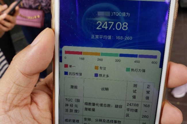 Trường học Trung Quốc dùng máy quét não đo trí tuệ học sinh gây phẫn nộ - Ảnh 1.