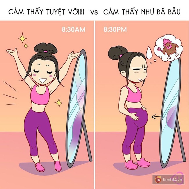 Bộ tranh lý giải vì sao giảm cân muôn đời vẫn là nhiệm vụ bất khả thi đối với con gái - Ảnh 9.