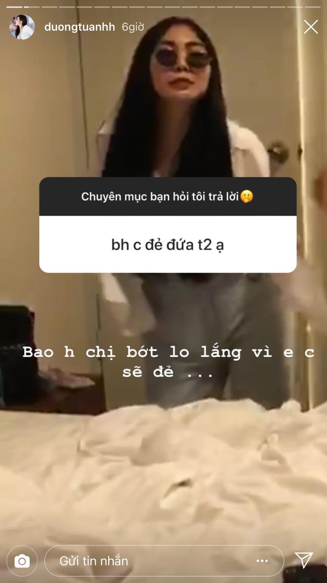 Á hậu Tú Anh lần đầu đáp trả xéo xắt khi bị hỏi: Khi nào sinh con thứ 2? - Ảnh 1. Á hậu Tú Anh lần đầu đáp trả xéo xắt khi bị hỏi: Khi nào sinh con thứ 2? - Ảnh 1.