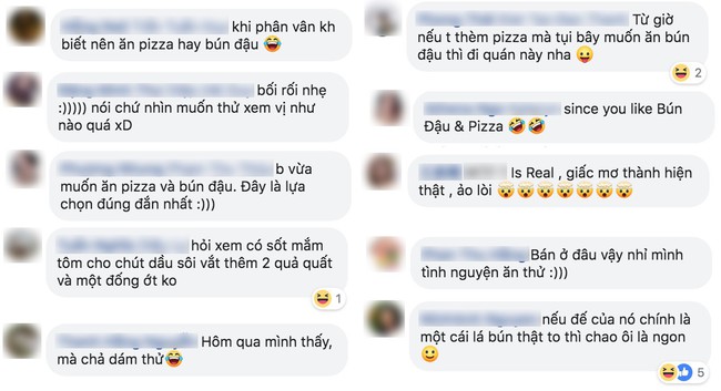 Pizza bún đậu mắm tôm: sự kết hợp khiến cộng đồng mạng nghe thôi đã muốn chao đảo - Ảnh 3.