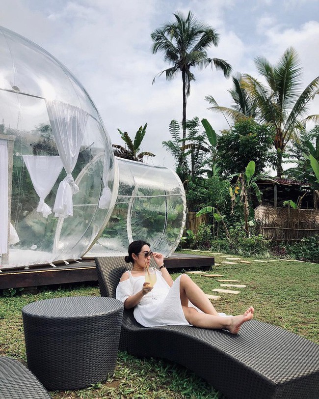 Khách sạn bong bóng ở Bali khiến dân tình tò mò: Lên ảnh thì ảo nhưng tối ngủ có hơi ngại không? - Ảnh 10.