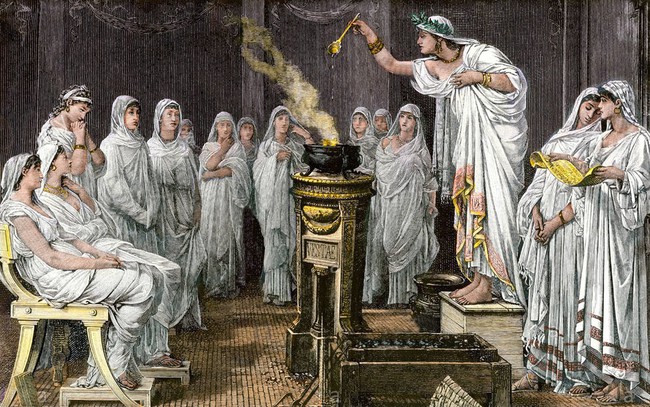 Chuyện về Vestal Virgin: những trinh nữ quyền lực nhất La Mã cổ đại, ai mơ tưởng đến cũng trả giá đắt - Ảnh 4.