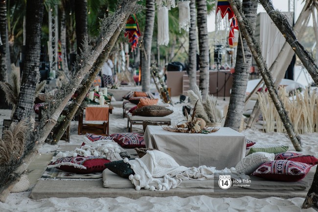 Ngày thứ 2 tiệc cưới của cặp đôi tỷ phú Ấn Độ tại Phú Quốc: Hàng trăm bàn tiệc ngồi bên bãi biển, khách mời diện đồ “thổ dân” cá tính - Ảnh 5.