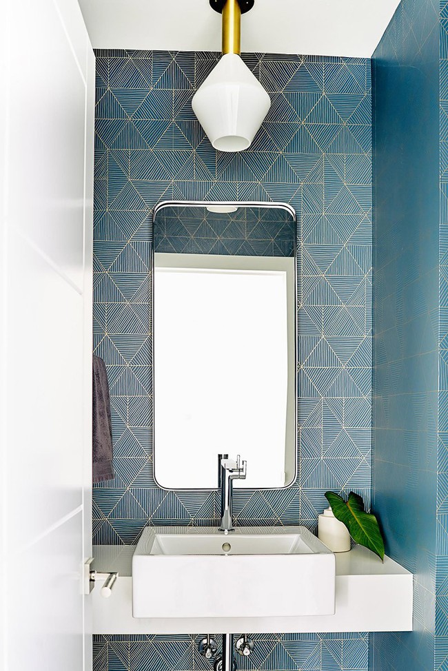 Tuyển tập những căn phòng tắm với sắc xanh dịu mát để bạn lựa chọn cho mùa hè này - Ảnh 9.