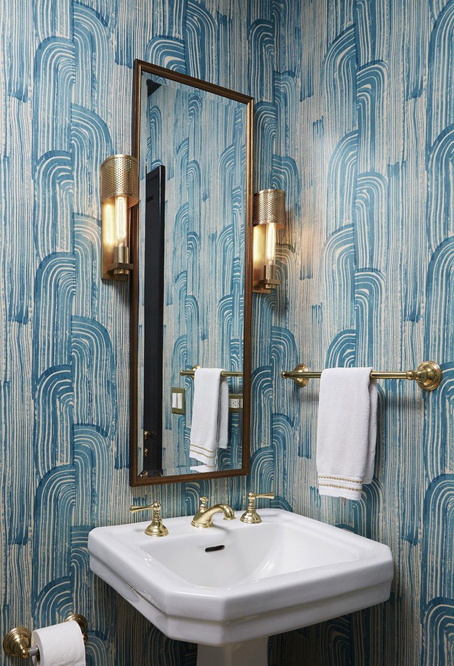 Tuyển tập những căn phòng tắm với sắc xanh dịu mát để bạn lựa chọn cho mùa hè này - Ảnh 14.
