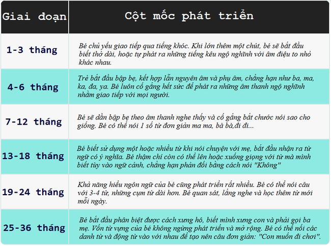 Những giai đoạn tập nói của trẻ và cách phát hiện sớm để giảm nguy cơ trẻ chậm nói các mẹ nên lưu ý nhé - Ảnh 2.