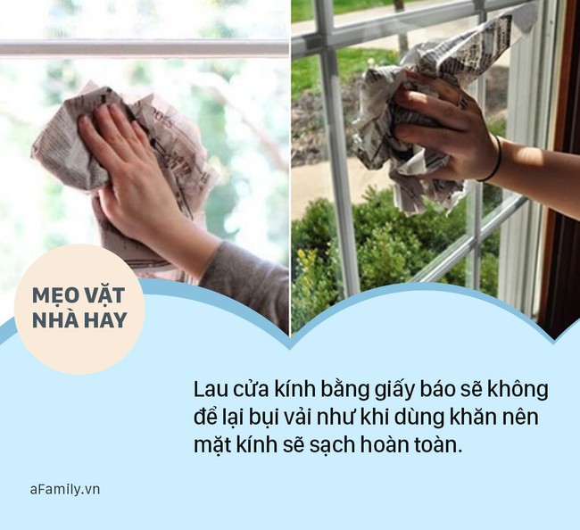 Đừng nghĩ giấy báo cũ là vô dụng, bạn có thể tận dụng chúng để làm việc nhà vô cùng hiệu quả  - Ảnh 1.