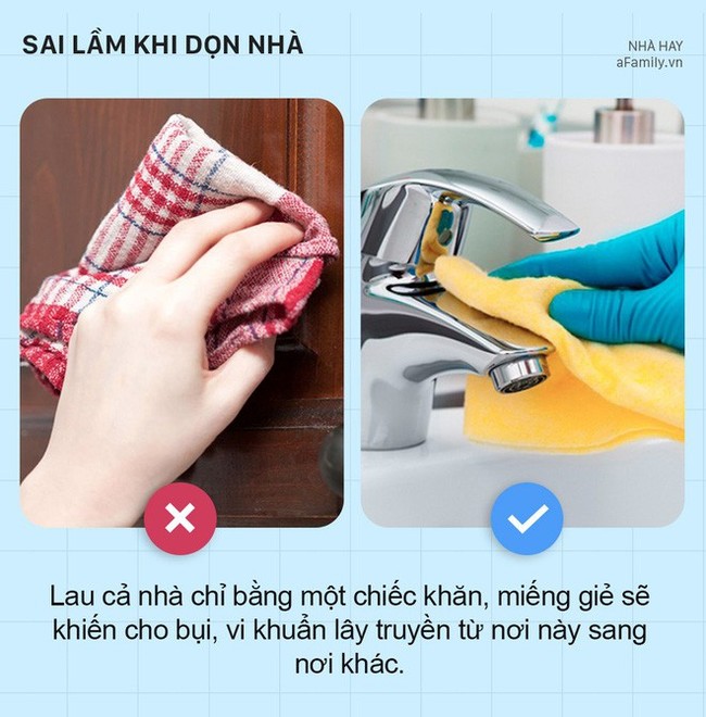 5 sai lầm khi dọn dẹp nhà cửa khiến nhà càng dọn càng bẩn hơn - Ảnh 1.