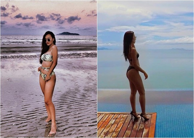 Sexy hút hồn với bikini trên bãi biển, DJ Tít khiến dân tình ngỡ ngàng vì giống hệt chị em sinh đôi với Meo Meo - Ảnh 3.