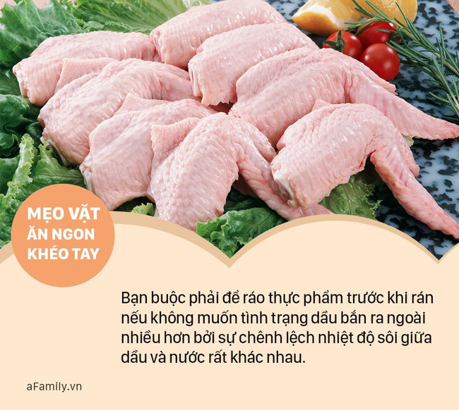 6 mẹo vặt để khi chiên rán thực phẩm không bị bắn dầu ra ngoài của các đầu bếp mà ít ai biết - Ảnh 2.