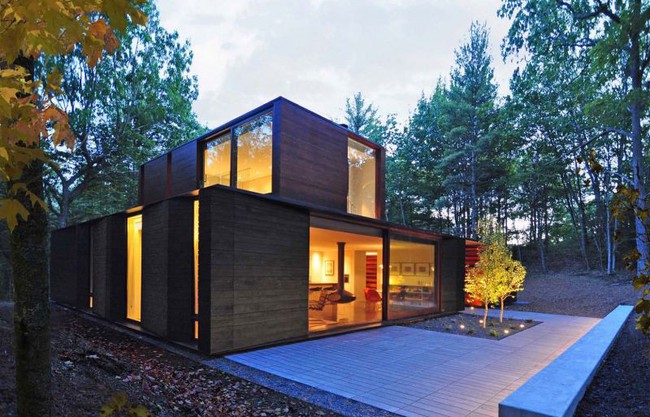 Ấn tượng với ngôi nhà bằng gỗ và kính của cặp vợ chồng thiết kế đồ họa - Ảnh 8.