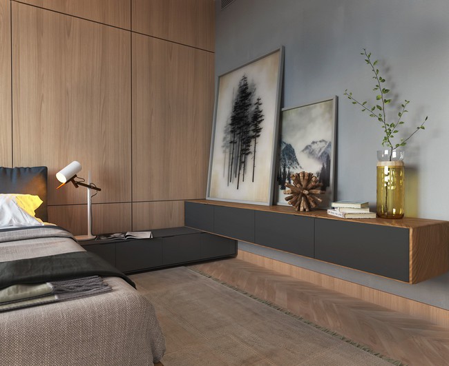 3 mẫu thiết kế phòng ngủ tràn ngập chất nghệ thuật đương đại khiến bạn thích mê - Ảnh 9.