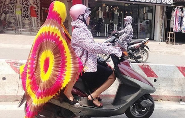 Tuyển tập những bức ảnh Ninja chống nắng khiến chị em cười như được mùa - Ảnh 6. Tuyển tập những bức ảnh Ninja chống nắng khiến chị em cười như được mùa - Ảnh 6.
