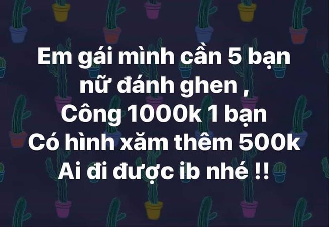 Thấy thông tin lập hội đi đánh ghen, xăm trổ được trả thêm 500k, chị em nô nức rủ nhau đi dự tuyển như phim hài - Ảnh 1.