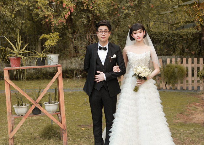 Hiền Hồ diện váy cưới xinh đẹp, trở thành cô dâu của Bùi Anh Tuấn - Ảnh 8. Hiền Hồ diện váy cưới xinh đẹp, trở thành cô dâu của Bùi Anh Tuấn - Ảnh 8.