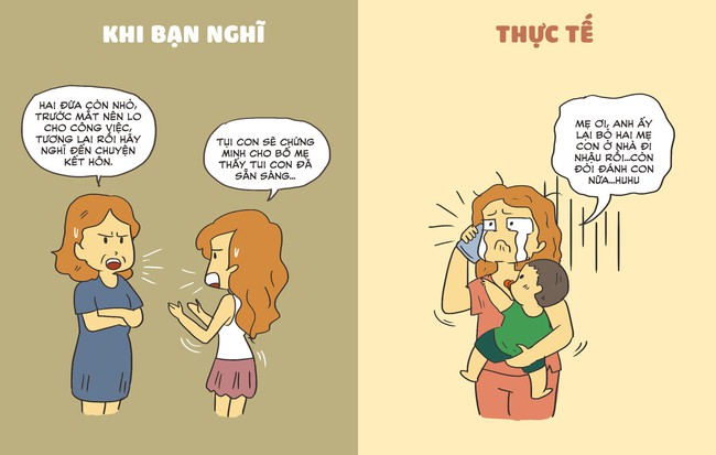 Tranh vui: Những điều người ta nói về hôn nhân bạn nhất quyết không tin cho đến khi bước chân vào và tự sáng mắt ra - Ảnh 3.