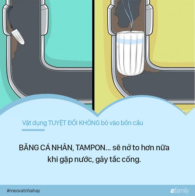 Mẹo vặt: 8 thứ tuyệt đối không được vứt vào bồn cầu vì cực kỳ nguy hiểm, nếu ngoan cố có ngày nhà sẽ ngập nước thải - Ảnh 5. Mẹo vặt: 8 thứ tuyệt đối không được vứt vào bồn cầu vì cực kỳ nguy hiểm, nếu ngoan cố có ngày nhà sẽ ngập nước thải - Ảnh 5.