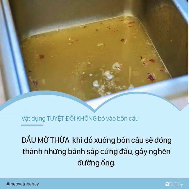 Mẹo vặt: 8 thứ tuyệt đối không được vứt vào bồn cầu vì cực kỳ nguy hiểm, nếu ngoan cố có ngày nhà sẽ ngập nước thải - Ảnh 8. Mẹo vặt: 8 thứ tuyệt đối không được vứt vào bồn cầu vì cực kỳ nguy hiểm, nếu ngoan cố có ngày nhà sẽ ngập nước thải - Ảnh 8.