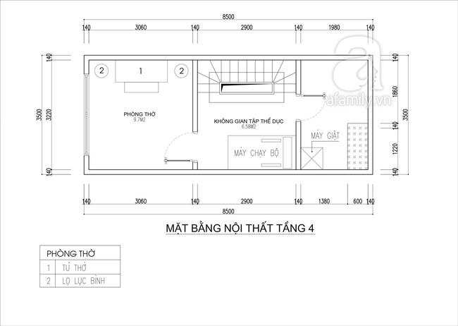 Tư vấn thiết kế nhà 4 tầng cho gia đình trẻ trên mảnh đất có diện tích chưa đến 30m² - Ảnh 5.