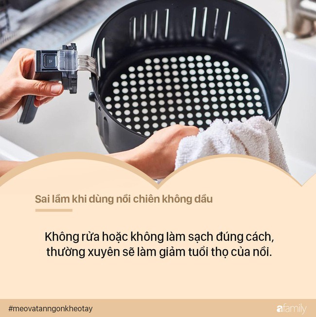 6 sai lầm khi sử dụng nồi chiên không dầu, cái số 2 ai cũng mắc bảo sao mẹ nào cũng ngán - Ảnh 6.