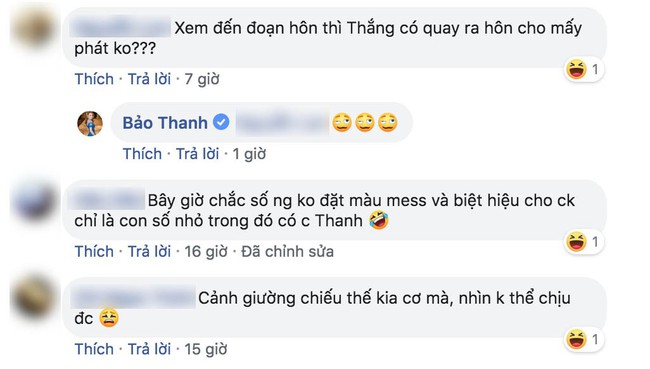 Biết phim của vợ có cảnh nóng, chồng Bảo Thanh nhất định đòi xem cùng, sáng nay khán giả thi nhau hỏi cô câu này - Ảnh 3.