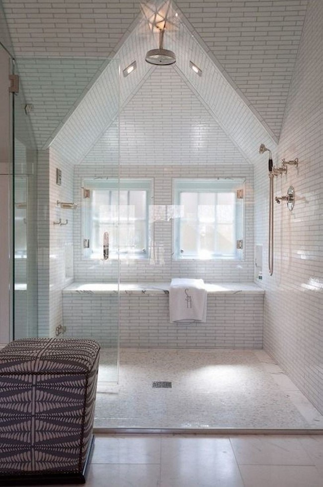Những ý tưởng thiết kế phòng tắm gác mái siêu tinh tế, cực đẹp mắt - Ảnh 10.