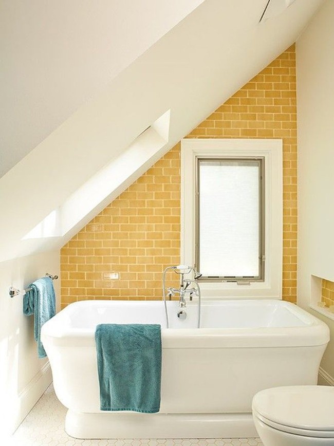 Những ý tưởng thiết kế phòng tắm gác mái siêu tinh tế, cực đẹp mắt - Ảnh 11.