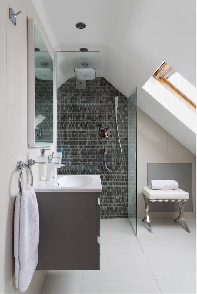 Những ý tưởng thiết kế phòng tắm gác mái siêu tinh tế, cực đẹp mắt - Ảnh 3.