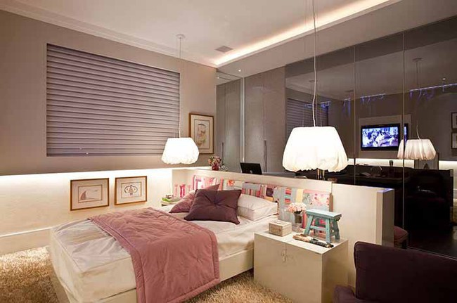 Tr&aacute;i tim lạc nhịp trước căn ph&ograve;ng ngủ mang sắc t&iacute;m mộng mơ - Ảnh 3.