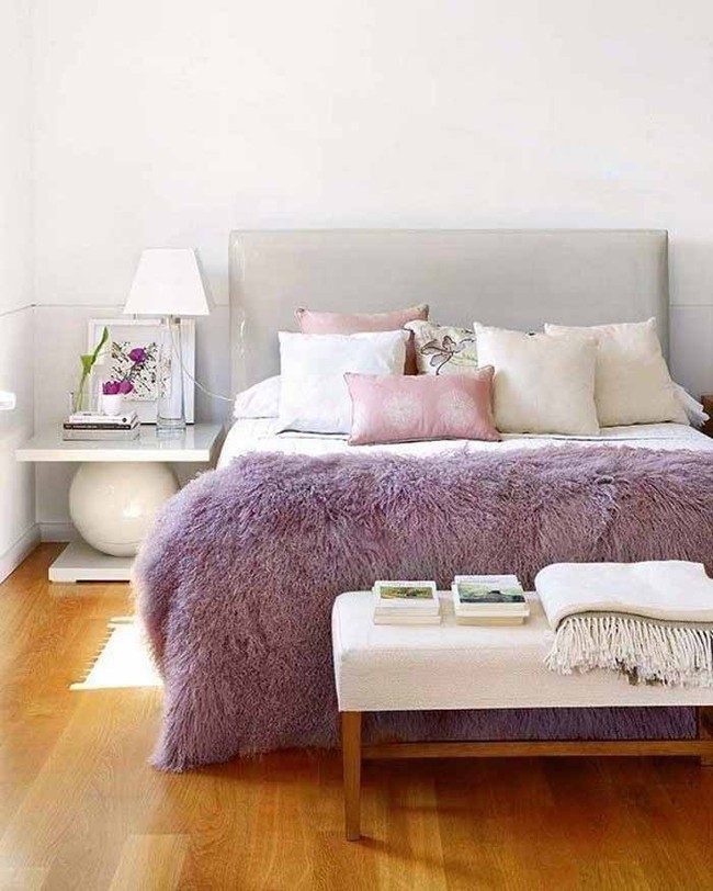 Tr&aacute;i tim lạc nhịp trước căn ph&ograve;ng ngủ mang sắc t&iacute;m mộng mơ - Ảnh 5.