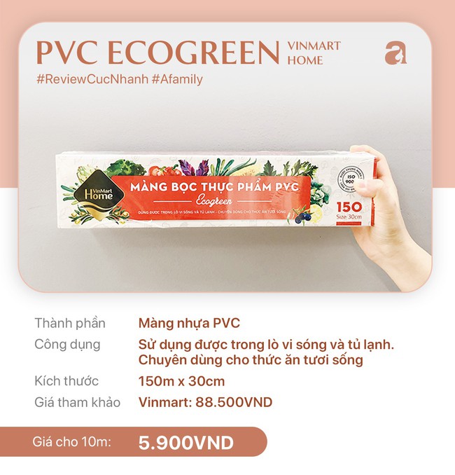 Review cực nhanh: Màng bọc thực phẩm công dụng như nhau nhưng chênh lệch đến mấy chục nghìn - Ảnh 3.