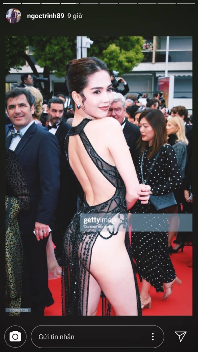 Ngọc Trinh tự tin đăng loạt ảnh hở không chừa chỗ nào trên thảm đỏ Cannes liền nhận ngay câu hỏi: “LHP porn hay gì?” - Ảnh 6.
