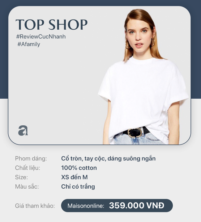 10 chiếc áo phông trắng giá từ 149k đến 799k mà nàng công sở có thể dễ dàng tìm mua - Ảnh 10. 10 chiếc áo phông trắng giá từ 149k đến 799k mà nàng công sở có thể dễ dàng tìm mua - Ảnh 10.