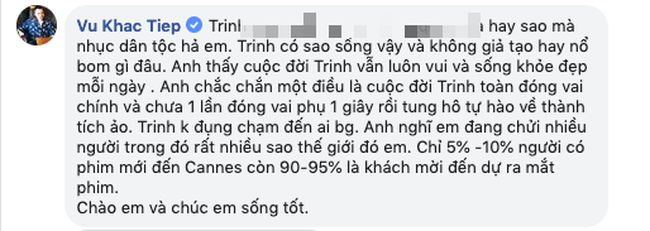 Bị siêu mẫu đàn chị mắng không tiếc lời, ông bầu Vũ Khắc Tiệp vẫn lịch sự: Cuộc đời Ngọc Trinh chưa đóng vai phụ 1 giây  - Ảnh 4.