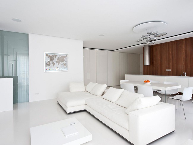 Phòng khách với những món đồ nội thất màu trắng: Sự lựa chọn thông minh, không bao giờ lỗi mốt - Ảnh 10.