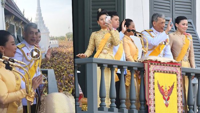 Quốc vương Thái Lan cùng gia đình ra mắt công chúng, kết thúc lễ đăng quang kéo dài 3 ngày nhưng đây mới là nhân vật chen ngang hồn nhiên nhất trong suốt sự kiện - Ảnh 5. Quốc vương Thái Lan cùng gia đình ra mắt công chúng, kết thúc lễ đăng quang kéo dài 3 ngày nhưng đây mới là nhân vật chen ngang hồn nhiên nhất trong suốt sự kiện - Ảnh 5.