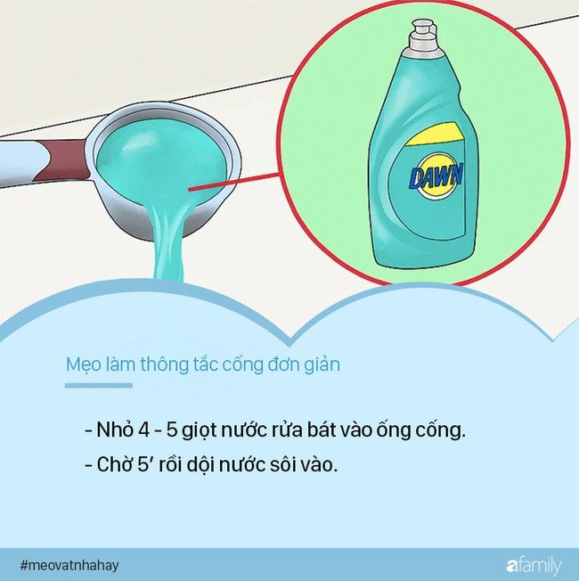 Mẹo vặt: Cống nhà bạn dù có tắc nghẽn đến mấy cũng bị đánh bật bởi hỗn hợp thần thánh này, đặc biệt là số 3 - Ảnh 6.