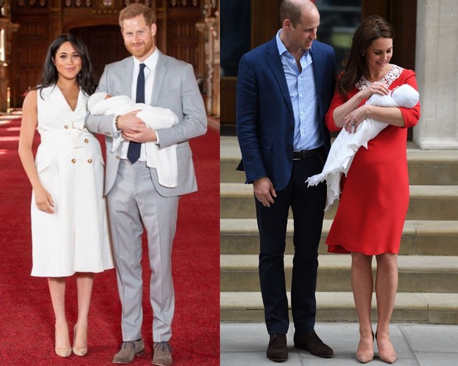 Style lộ diện sau sinh của Công nương Meghan và Kate: Em đúng chất Hoàng gia, chị giản dị như bao bà mẹ khác nhưng vẫn có điểm chung - Ảnh 4.