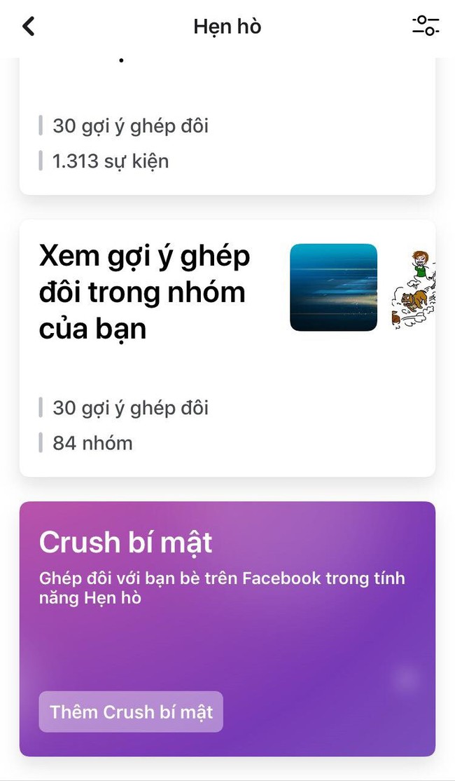 Secret Crush - chức năng bí mật của app hẹn hò trên Facebook: Nghe thì háo hức, nhưng thử rồi thì... - Ảnh 1.