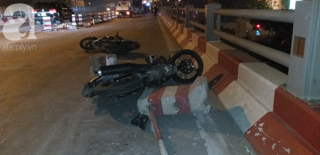 Hà Nội: Kinh hoàng xe bồn nổ lốp mất lái, 4 sinh viên gặp nạn trên cầu Thanh Trì - Ảnh 11.