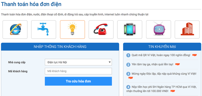 Thanh toán dịch vụ sinh hoạt trên ví điện tử: Thẻ điện thoại, điện, nước, mạng - Ảnh 6.