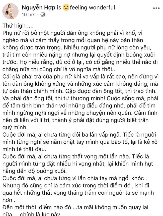 Mới tố chồng vô trách nhiệm, &quot;người mẫu bị ghét nhất Vietnam's Next Top Model&quot; lại đăng đàn ám chỉ hôn nhân không hạnh phúc - Ảnh 1.