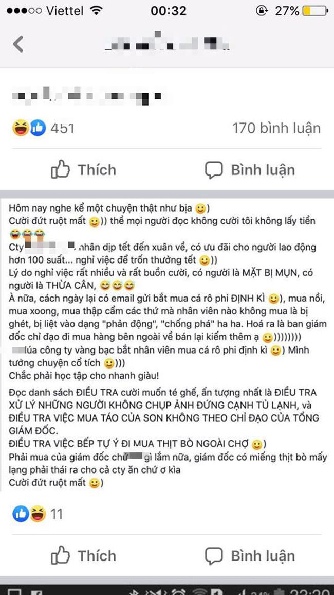 Chuyện thật như đùa: Nhân dịp Tết đến xuân về, công ty tặng ngay 100 suất nghỉ việc cho nhân viên để… trốn thưởng Tết! - Ảnh 2. Chuyện thật như đùa: Nhân dịp Tết đến xuân về, công ty tặng ngay 100 suất nghỉ việc cho nhân viên để… trốn thưởng Tết! - Ảnh 2.
