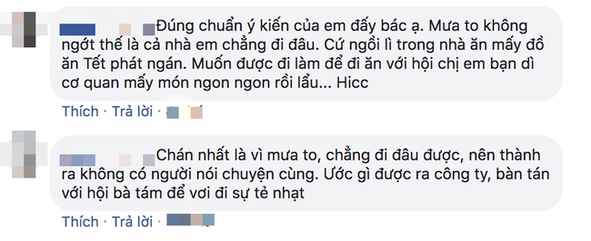 Mới mùng 1 đầu năm, chị em công sở khắp nơi đã &quot;đòi&quot; được đi làm vì lý do trời mưa ở nhà quá chán!  - Ảnh 4.