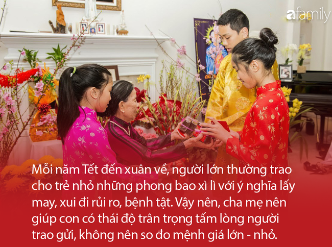 Để Tết Canh Tý không bị &quot;muối mặt&quot; vì con ngửa tay đòi tiền lì xì khách, cha mẹ hãy dạy con ngay 5 điều này - Ảnh 1.