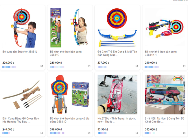 Giáp Tết, các sản phẩm đồ chơi trẻ em Trung Quốc có lực sát thương được bán nhan nhản trên chợ mạng - Ảnh 3.