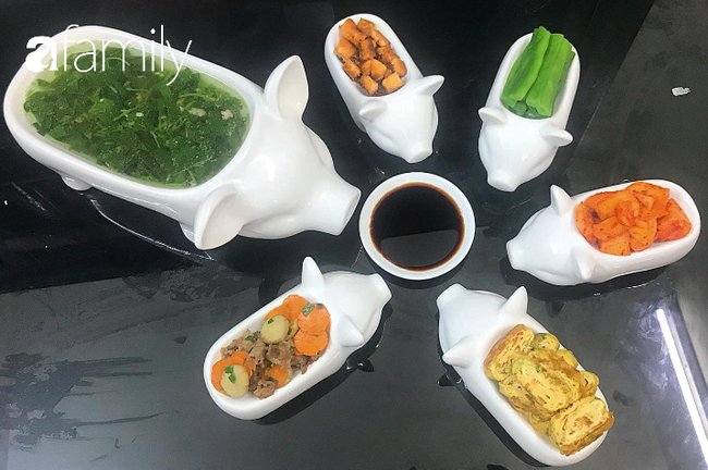 Con lười ăn, hay ốm vặt, chồng đi làm xa… nhưng bà mẹ 8X vẫn kiên nhẫn bày biện mỗi bữa cơm sang chảnh như nhà hàng cao cấp - Ảnh 7.